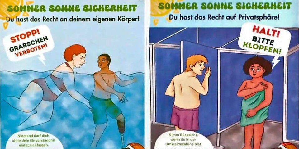 Freibad-Plakate