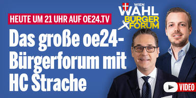 Das gro&szlig;e B&uuml;rgerforum mit HC Strache