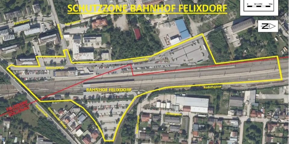 Schutzzone Bahnhof Felixdorf: Unzählige Delikte der Grund