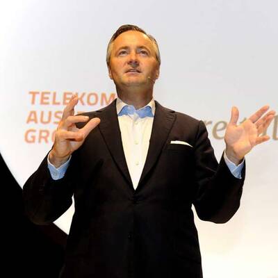 Richard Branson in Wien 