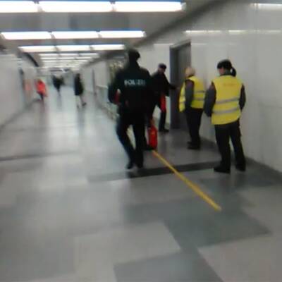 Feuer-Alarm in der Wiener U-Bahn