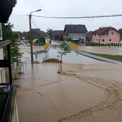 Enorme Regenmengen in Bosnien