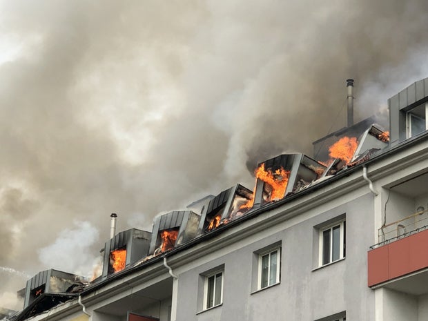 Die ersten Bilder nach dem Feuer-Inferno