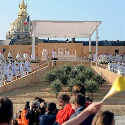 Der Papst in Paris
