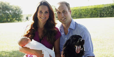 Herzogin Kate, William, George