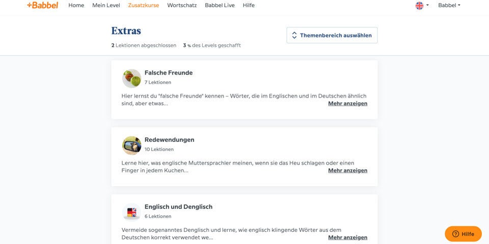 Sprachlern-App Babbel jetzt noch besser