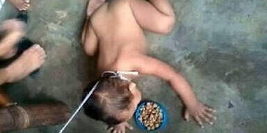 Raben-Mutter legte Baby an die Leine
