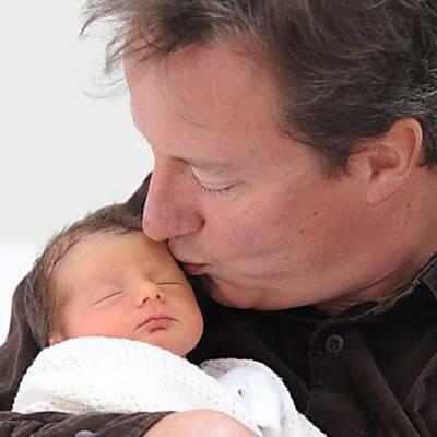 Briten-Premier Cameron erneut Vater