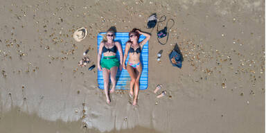 Polizei suchte mit Drohne Nacktbaderinnen