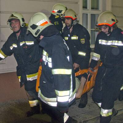 Großbrand in City von Baden
