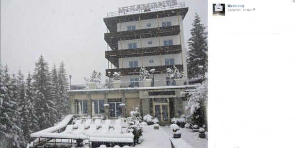 Schneemassen fordern einen Toten