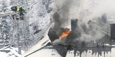 Großbrand in Bad Gastein