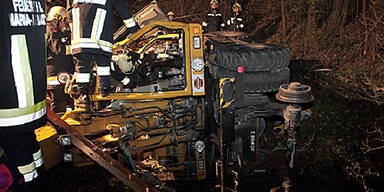 Baggerunfall: Zwei Tote an der Westbahn 