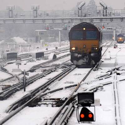 Schneechaos in Europa