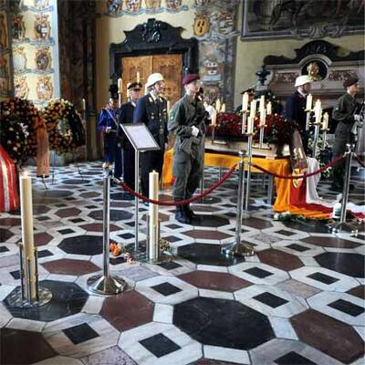 Jörg Haider in Klagenfurt aufgebahrt