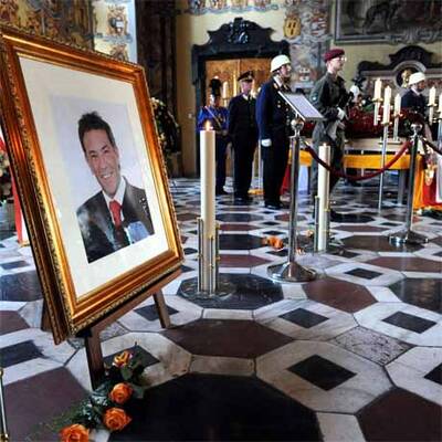 Jörg Haider in Klagenfurt aufgebahrt