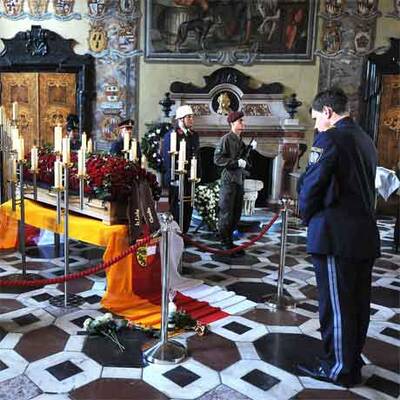 Jörg Haider in Klagenfurt aufgebahrt