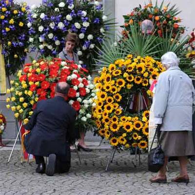 Jörg Haider in Klagenfurt aufgebahrt