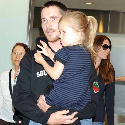 Wie Brüder: David Beckham und Christian Bale