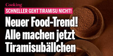 Schneller geht Tiramisu nicht! Alle machen jetzt Tiramisubällchen
