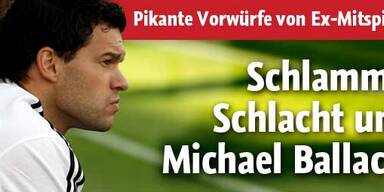 Schlamm-Schlacht um Michael Ballack