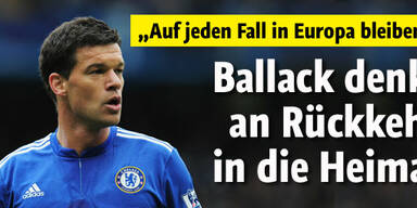 Ballack denkt an Rückkehr in Heimat