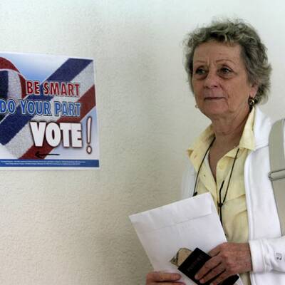 US-Bürger stürmen die Wahllokale