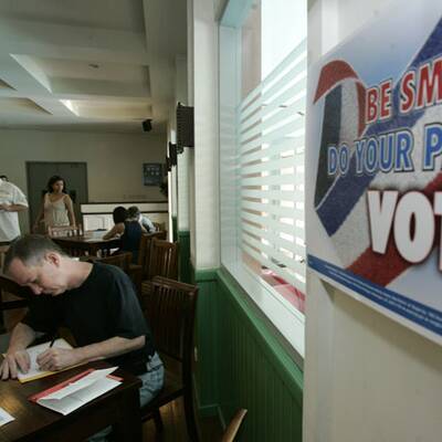 US-Bürger stürmen die Wahllokale