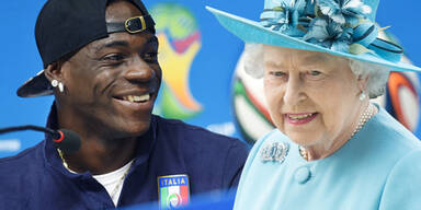 Balotelli will Kuss von der Queen