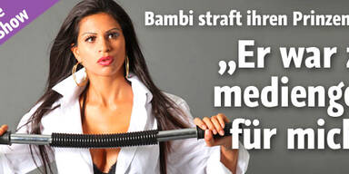 Busen-Bambi rechnet mit Prinzen ab