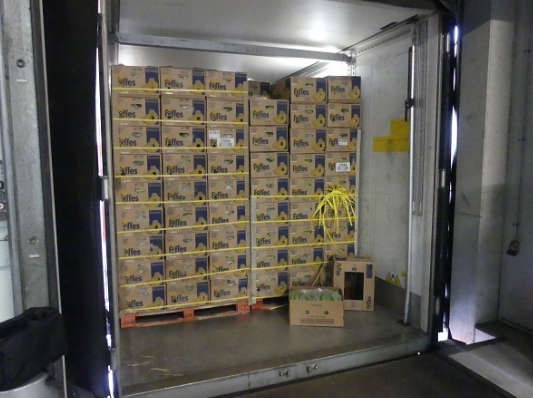 660 Kilo Kokain in Bananenkisten entdeckt