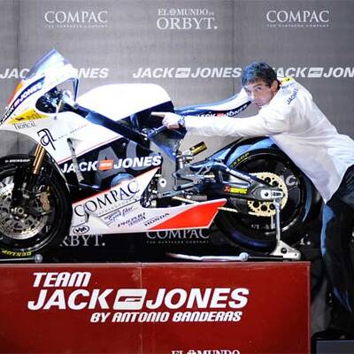 Banderas präsentiert Motorrad-WM-Stall