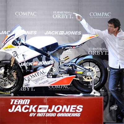 Banderas präsentiert Motorrad-WM-Stall