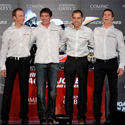 Banderas präsentiert Motorrad-WM-Stall