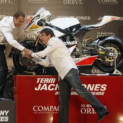 Banderas präsentiert Motorrad-WM-Stall