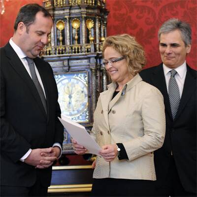 Bandion-Ortner wurde angelobt