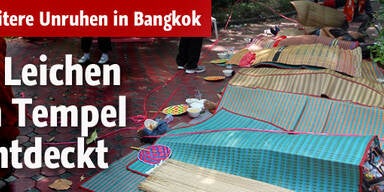 Weitere Unruhen in Bangkok: Tote in Tempel