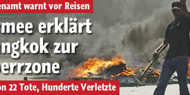 Unruhen - Lage in Thailand eskaliert