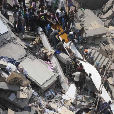 Textilfabrik in Bangladesch eingestürzt