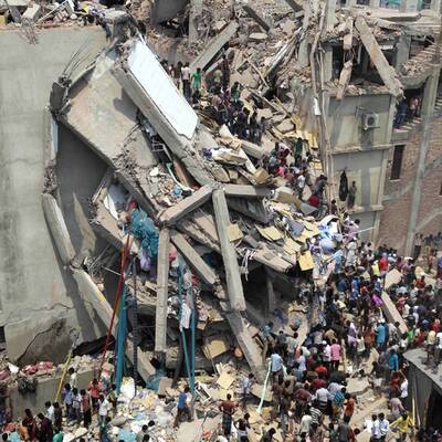 Textilfabrik in Bangladesch eingestürzt