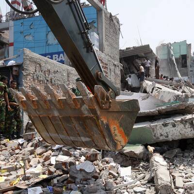 Textilfabrik in Bangladesch eingestürzt