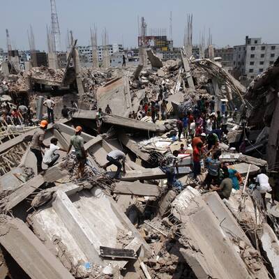 Textilfabrik in Bangladesch eingestürzt