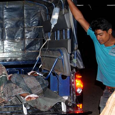 Zahlreiche Passagiere wurden verwundet