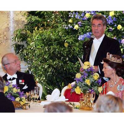 König Carl XVI. Gustaf und Königin Silvia in Wien