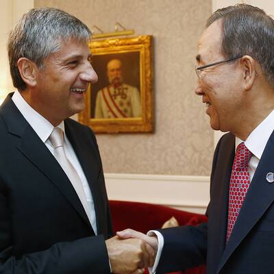 Ban Ki-Moon in Wien
