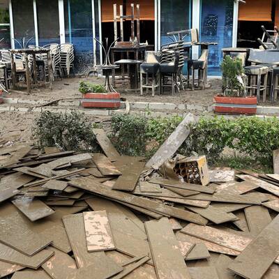 Enorme Regenmengen in Bosnien