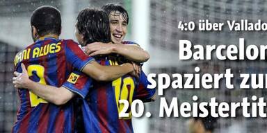 Barca spaziert zum Meistertitel