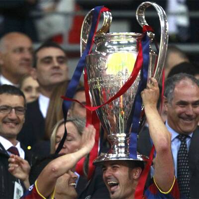 So feierte Barcelona den CL-Triumph