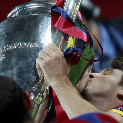 So feierte Barcelona den CL-Triumph