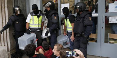 Referendum: Schwere Krawalle in Katalonien